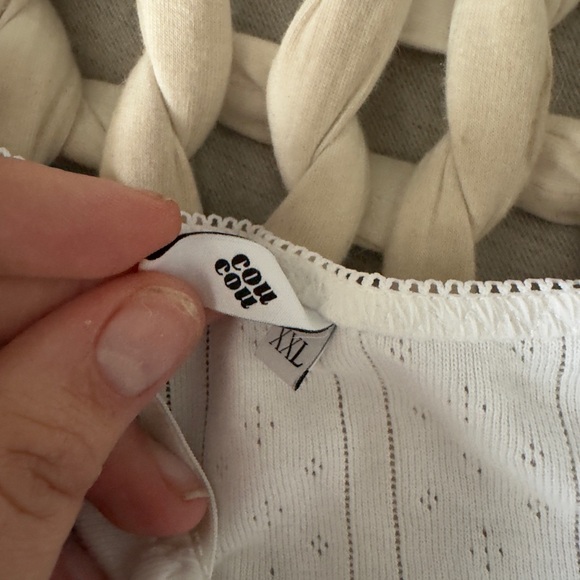 Cou Cou Intimates “The Corselette” Pointelle Bustier Top - Picture 6 of 6